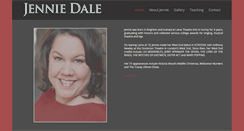 Desktop Screenshot of jenniedale.com