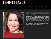 Tablet Screenshot of jenniedale.com